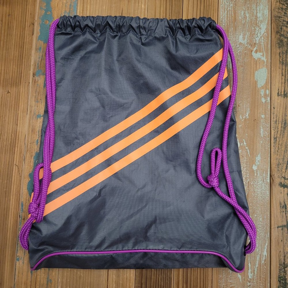Adidas Drawstring Bag- Grey - Picture 2 of 2